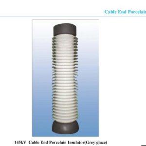 Cable End Porcelain Insulator(grey glaze)